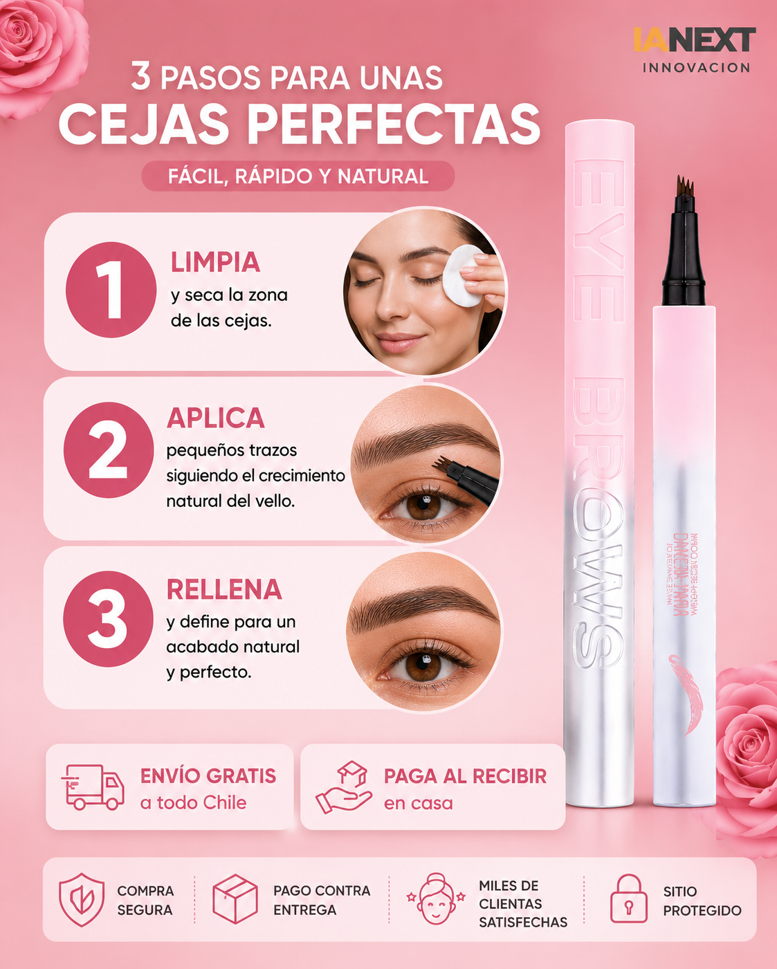 Lápiz Cejas Perfectas 4D™ 2x1