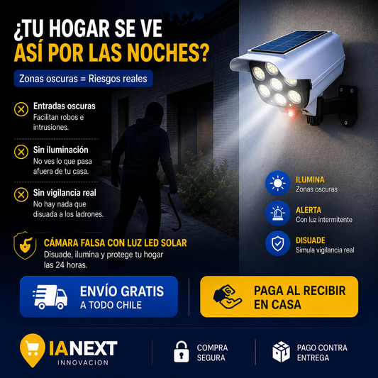 foco solar tipo camara