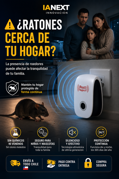 Repelente Electrico Para Ratones x2