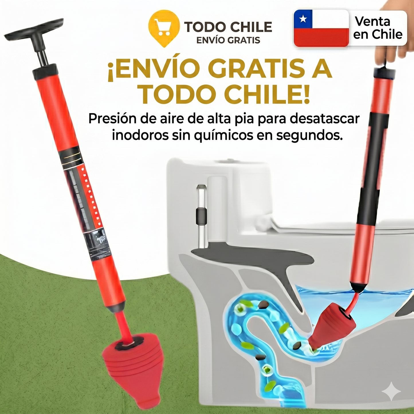 Destapador Wc