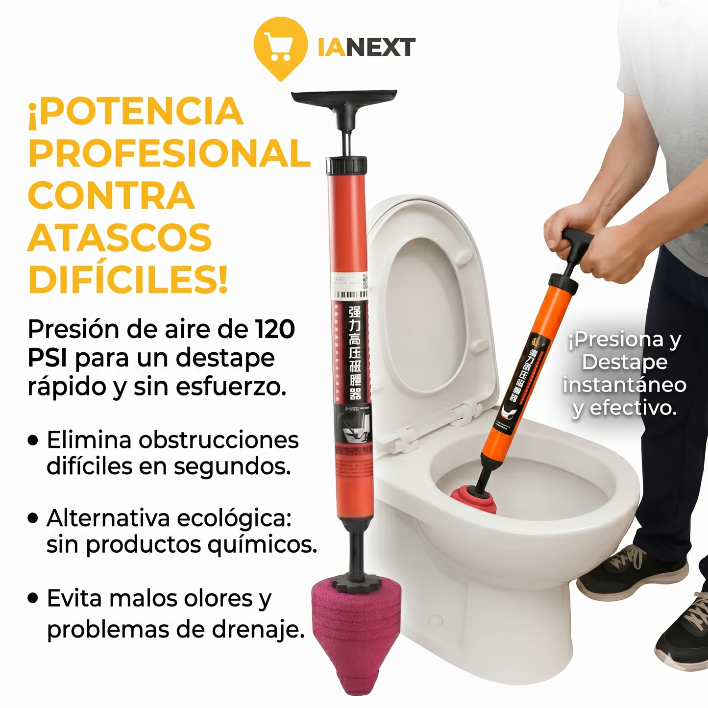 Destapador Wc