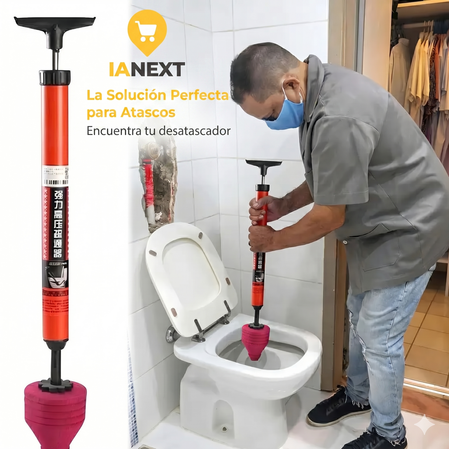 Destapador Wc