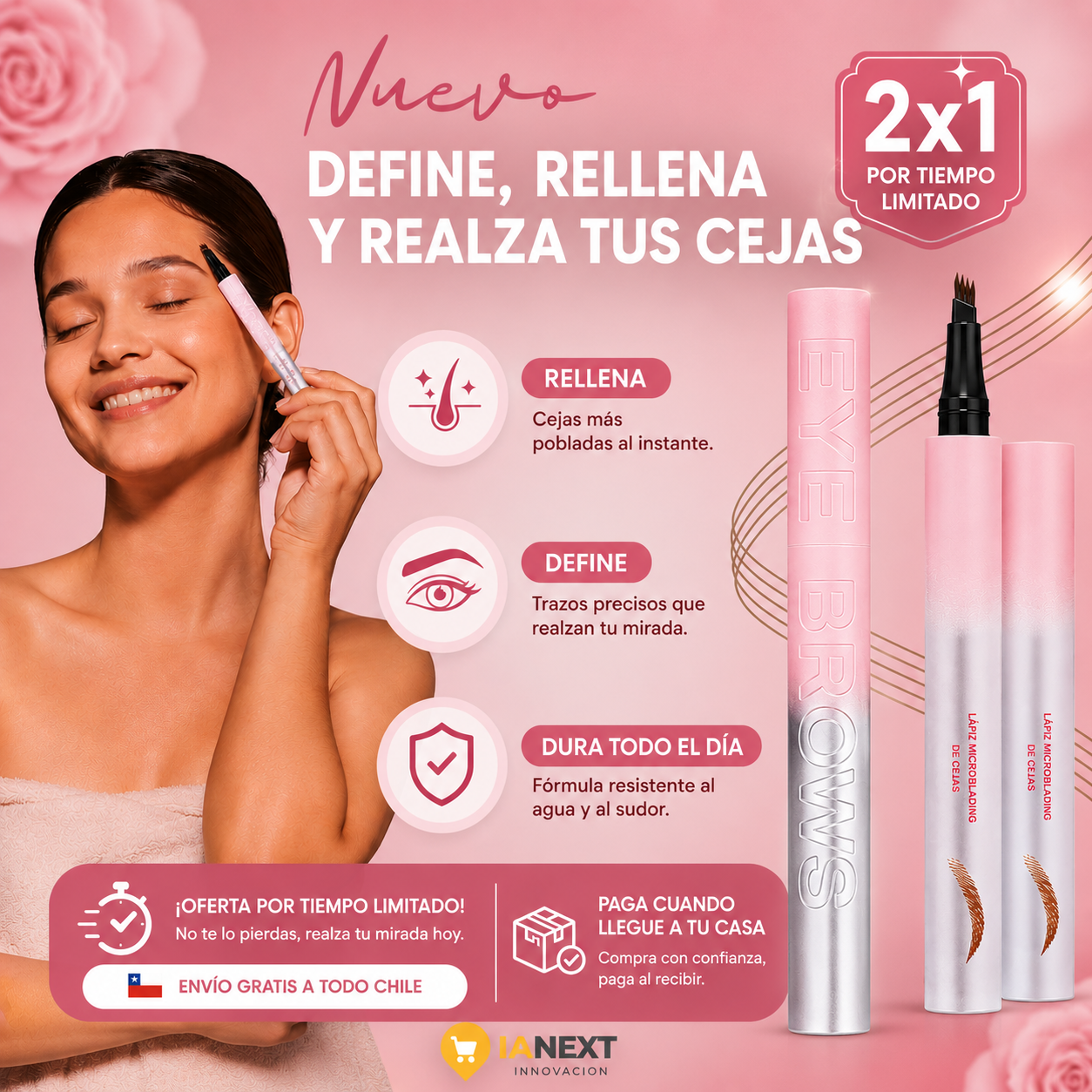 Lápiz Cejas Perfectas 4D™ 2x1